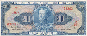 Brasil 200 Cruzeiros 1964 Pick#171c UNC
Pick#171c UNC