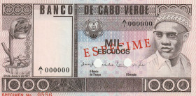 Cape Verde 1000 Escudos 1977 SPECIMEN Pick#56s UNC
Pick#56s UNC