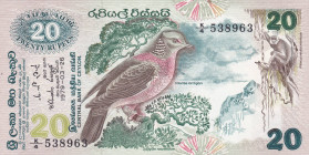 Ceylon (Sri Lanka) 20 Rupees 1979 Pick#86 UNC
Pick#86 UNC