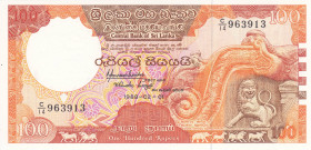 Ceylon (Sri Lanka) 100 Rupees 1988 Pick#99b UNC
Pick#99b UNC