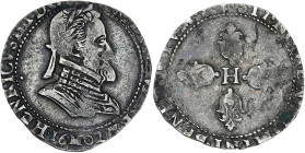Henri IV - 1/2 franc buste lauré à droite 1602 M (Toulouse)

Argent - 6,03 grs - 27,5 mm
G.590
TTB-

Assez rare (R2 dans le Gadoury de S. Sombart).