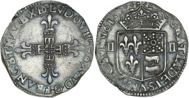 Louis XIII - 1/4 écu de Bearn 1612 M (Morlaàs)
Lettre M avant GRATIA.

Argent - 9,61 grs - 30 mm
G.30
TTB+

Superbe exemplaire.