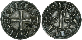 Languedoc, Conté de Toulouse, Bertrand - Denier
A/ BERTAN COM
R/ + TOLOSA CIVI

Argent - 1,23 grs - 17,5 mm
Bd.715 / PA.3683
SUP

Type rare ! Superbe ...