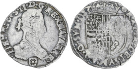 Navarre-Béarn - Henri III de Navarre, II de Béarn - 1/2 franc 1583 (Saint-Palais)

Argent - 6,67 grs - 28,5 mm
Bd.599 / Salles.192
TB+

Type très rare...