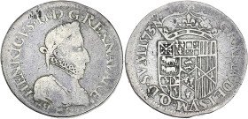 Navarre-Béarn - Henri III de Navarre, II de Béarn - Teston 1573 (Pau)
N après la date.

Argent - 9,20 grs - 28 mm
Bd.606 / Salles.185
TB

Assez rare....