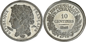 Concours de Farochon - 10 centimes 1848

Etain - 8,07 grs - 30 mm
G89.225
FDC / SP65

Monnaie gradée par PCGS en SP65. Magnifique exemplaire pour un t...