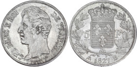 Charles X - 5 francs 1827 H (La Rochelle)

Argent - 25,15 grs - 37 mm
F.311-5 / G.644
SUP à SUP+

Assez rare et superbe exemplaire !