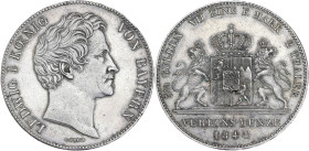 Allemagne, Bavière - Doppeltaler 1844 (Münich)

Argent - 37,17 grs - 41 mm
AKS.74
SUP-/SUP

Superbe exemplaire avec un magnifique revers. Anciennement...