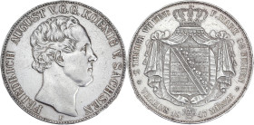 Allemagne, Saxe, Frederic-Auguste II - 2 thalers 1847 F (Dresde)

Argent - 37,11 grs - 41 mm
AKS94
TTB+

Assez rare. Nettoyé.