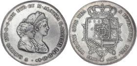 Italie, Royaume d'Etrurie, Charles Louis Ier et Marie-Louise de Bourbon - 10 lire 1807 (Florence)

Argent - 39,34 grs - 44 mm
Mont.237
TTB / TTB+

Typ...