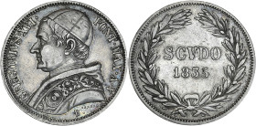 Etats Pontificaux, Grégoire XVI - Scudo 1835 B (Bologne)

Argent - 26,83 grs - 38 mm
Gigante.67
TTB

Exemplaire agréable.
