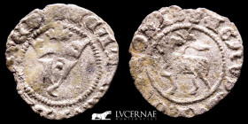 Juan I Billon Half Blanca Agnus Dei 0.77 g, 15 mm. Seville 1379-1390 Good very fine