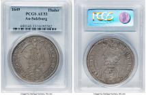 Salzburg. Paris of Lodron Taler 1649 AU53 PCGS, KM87. Dav-3504. HID09801242017 © 2022 Heritage Auctions | All Rights Reserved