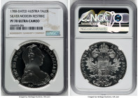 Maria Theresa Proof Restrike Taler 1780-Dated PR70 Ultra Cameo NGC, KM-T1. Silver Modern Restrike. HID09801242017 © 2022 Heritage Auctions | All Right...