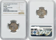 Kings of All England. Cnut (1016-1035) Penny ND (1017-1023) AU58 NGC, Hertford mint, Wulfric as moneyer, Quatrefoil type, S-1157, 1.22gm. HID098012420...