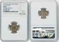 Kings of All England. Cnut (1016-1035) Penny ND (1029-1036) MS62 NGC, Lincoln mint, Matathan as moneyer, Short Cross type, S-1159, 0.85gm. HID09801242...