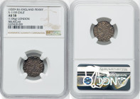 Kings of All England. Cnut (1016-1035) Penny ND (1029-1036) AU58 NGC, London mint, Brungar as moneyer, Short Cross type, S-1159. 1.04gm. HID0980124201...