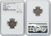 Kings of All England. Cnut (1016-1035) Penny ND (1029-1036) AU58 NGC, London mint, Brungar as moneyer, Short Cross type, S-1159. 1.09gm. HID0980124201...