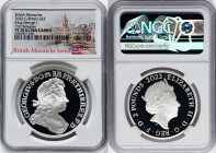 Elizabeth II silver Proof "King George I" 2 Pounds (1 oz) 2022 PR70 Ultra Cameo NGC, KM-Unl, S-Unl. Limited Edition Presentation Mintage: 1,350. Briti...