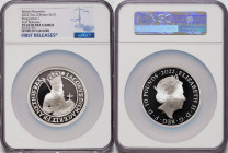 Elizabeth II silver Proof "King James I" 10 Pounds (5 oz) 2022 PR69 Ultra Cameo NGC, KM-Unl, S-Unl. Limited Edition Presentation Mintage: 275. British...