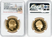 Elizabeth II gold Proof "King Edward VII" 100 Pounds (1 oz) 2022 PR69 Ultra Cameo NGC, KM-Unl. Mintage: 610. British Monarchs series. First Releases. ...