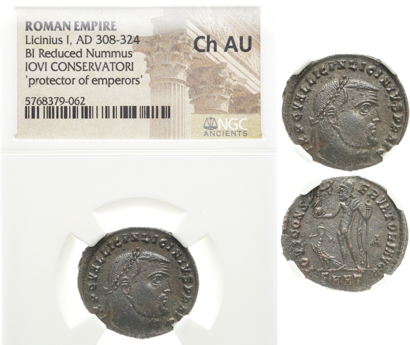 RÖMISCHE KAISERZEIT
Licinius I., 308 - 324 n. Chr. BI Reduced Nummus o.J. In US...