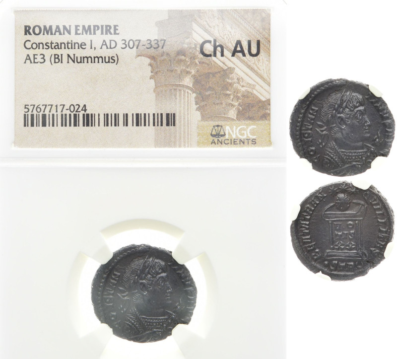 RÖMISCHE KAISERZEIT
Constantin I., der Große, 307 - 337 n. Chr. "Nummus" o.J. I...