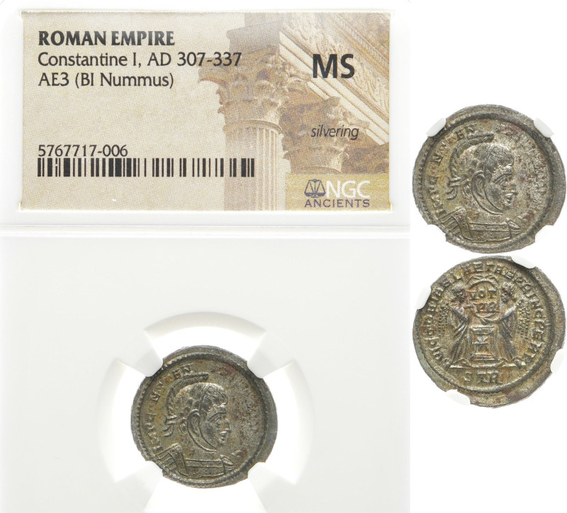 RÖMISCHE KAISERZEIT
Constantin I., der Große, 307 - 337 n. Chr. AE3 (BI Nummus)...