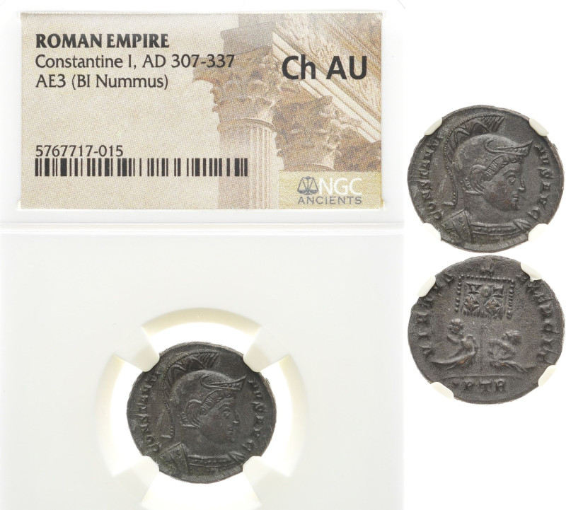 RÖMISCHE KAISERZEIT
Constantin I., der Große, 307 - 337 n. Chr. AE3 (BI Nummus)...