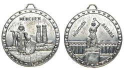 MÜNCHEN
 Medaille o.J. 38 mm. 17,81 g. Vorzüglich