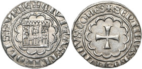 COMTE DE TRIPOLI, Bohémond VII (1275-1287), AR gros. D/ + SEPTIMVS BOEMVNDVS COMES Croix pattée dans un polylobe. R/ + CIVITAS TRIPOLIS SVRIE Donjon à...