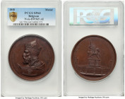 Leopold I bronze Specimen "Inauguration of the Statue of Godefroy de Bouillon" Medal 1848 SP64 PCGS, Weis-BW565, Wurzbach-922. 73mm. By Simonis and Ha...