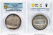 "National Bank Discount Committee" silver Specimen Medal ND SP64 PCGS, 40mm. By Wurden. Façade of National Bank // BANQUE NATIONALE COMITE D'ESCOMPTE ...