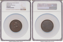 Napoleon bronze "Battle of Marengo" Medal 1800-Dated MS65 Brown NGC, Bram-38. 50mm. By Brenet and H. Auguste. BONAPARTE PREMIER CONSUL DE LA REP FRANC...