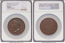 Napoleon bronze "Jean Lannes - Duke of Montebello" Medal 1810-Dated MS65 Brown NGC, Bram-971. 67mm. By Galle. Commemorating the death of Jean Lannes, ...