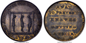 Middlesex. Spence's 1/2 Penny Token 1796 MS62 NGC, D&H-837. Noted Advocates. Plain Edge. NOTED ADVOCATES FOR THE RIGHTS OF MEN 1796 Three men hanging ...
