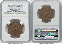 Middlesex. Spence's 1/2 Penny Token ND (1790s) MS64 Brown NGC, D&H-708. Edge: SPENCE DEALER IN COINS LONDON. A BRIDEWELL BOY Full-figure boy standing ...