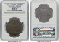 Middlesex. Skidmore's "Cheshire" Penny Token 1797 MS63 Brown NGC, D&H-122 (Scarce). Globe Series. Edge: I PROMISE TO PAY ON DEMAND THE BEARER ONE PENN...