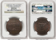 Middlesex. Skidmore Penny Token ND (1790s) MS65 Brown NGC, D&H-163 (RR). Clerkenwell series. Edge: I PROMISE TO PAY ON DEMAND THE BEARER ONE PENNY X. ...