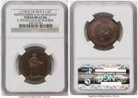 Northumberland. Spence's "Newcastle" 1/2 Penny Token ND (1790s) MS62 Brown NGC, D&H-9 (S). Edge: SPENCE DEALER IN COINS. J SPENCE SLOP-SELLER NEWCASTL...