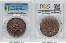 Confederation "Vaud Independence Centennial" Medal 1897 MS65 Brown PCGS, 37mm. Incuse edge lettering. By Hantz & Lugeon. Stuck to commemorate the Cent...