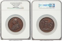 Pius IX bronze "Vatican Council" Medal Anno XXIV (1869) AU58 Brown NGC, Bartolotti-XXIV-8. 73mm. By I. and F. Bianchi. Commemorating the Second Vatica...