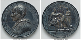 Leo XIII silver Medal Anno XVI (1893) UNC, Montenegro-42. 43.5mm. By Bianchi. LEO XIII PONT MAX AN XVI Bust left // QVINQVAGENNALIBVS EPISCOPALIS CONS...