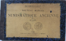 Libri. Enciclopedia Roret. Manuale di Numismatica. Autore Anatole de Barthélémy " Nouveau Manuel de Numismatique Ancienne ". Atlas. 24 Tavole Litograf...