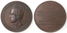 Zecche Italiane. Catania. Vincenzo Bellini. 1801-1835. Musicista. Medaglia 1876 per la traslazione della salma. Ae. Inc. F. Speranza. Diametro mm. 55....