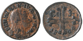 Zecche Italiane. Napoli. Ferdinando IV. 1804-1805. 3 Cavalli 1804. Ae. Magliocca 401. Peso gr. 1,45. Diametro mm. 16. BB+. RR. (Ft.253)