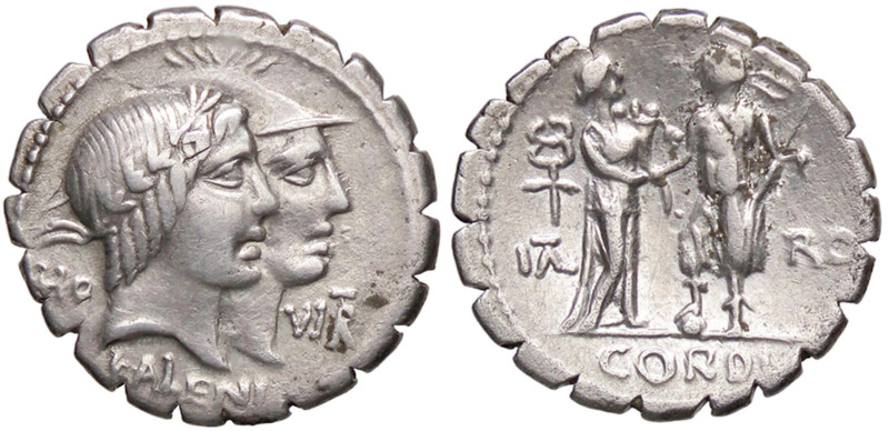 ROMANE REPUBBLICANE - FUFIA - Q. Fufius Calenus e Mucius Cordius (70 a.C.) - Den...