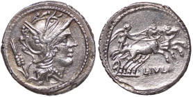 ROMANE REPUBBLICANE - JULIA - L. Julius Caesar (101 a.C.) - Denario B. 3; Cr. 323/1 (AG g. 3,62) 
SPL