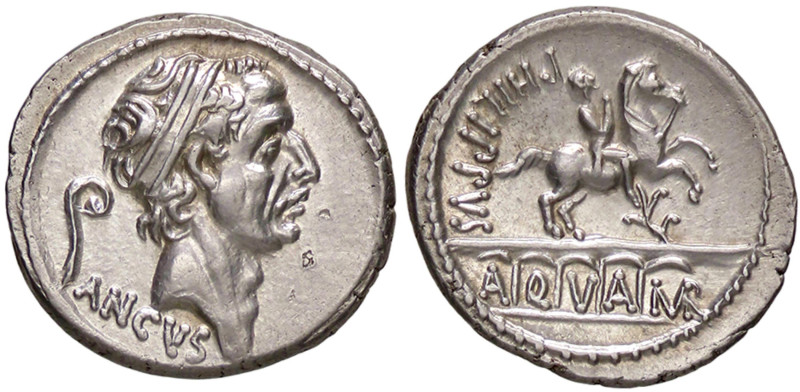 ROMANE REPUBBLICANE - MARCIA - L. Marcius Philippus (56 a.C.) - Denario B. 28; C...