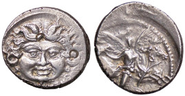 ROMANE REPUBBLICANE - PLAUTIA - L. Plautius Plancus (47 a.C.) - Denario Cr. 453/1 (AG g. 3,88) Contromarca al D/ - Contromarca al D/
qSPL